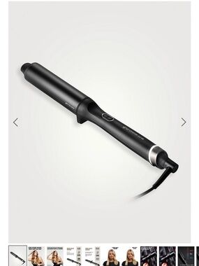 ghd Chronos Curve Maxx Black Curling Wand